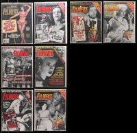 4h0963 LOT OF 8 FILMFAX 1996-97 MOVIE MAGAZINES 1996-1997 great horror images & articles!
