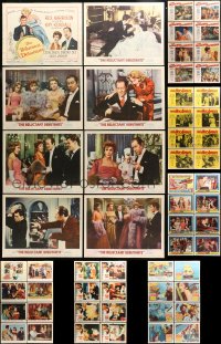 4h0205 LOT OF 64 LOBBY CARDS 1950s-1960s complete sets from a variety of different movies!