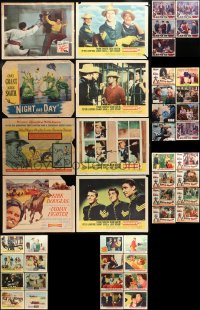 4h0212 LOT OF 53 LOBBY CARDS 1940s-1960s incomplete sets from a variety of different movies!