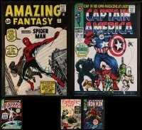 4h0860 LOT OF 5 UNFOLDED VINTAGE MARVEL POSTER SERIES 20X28 COMMERCIAL POSTERS 2009 comic art!