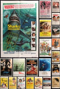 4h0087 LOT OF 29 FOLDED ONE-SHEETS 1960s-1980s great images from a variety of different movies!