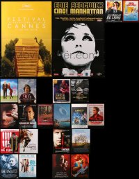 4h0655 LOT OF 22 FORMERLY FOLDED 16X21 FRENCH POSTERS 1980s-2010s a variety of movie images!