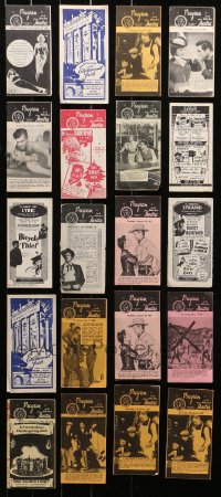 4h0556 LOT OF 20 WALTER READE LOCAL THEATER PROGRAMS 1950-1951 a variety of movie images!