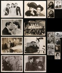 4h0527 LOT OF 19 8X10 STILLS 1920s-1950s great scenes from a variety of different movies!