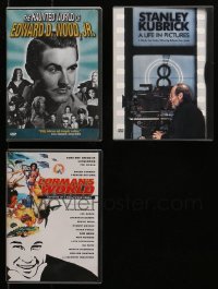 4h0013 LOT OF 3 DVDS 2000s-2010s Haunted World of Edward D. Wood Jr., Stanley Kubrick bio & more!
