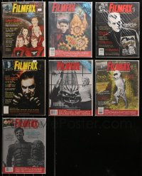 4h0958 LOT OF 7 FILMFAX 1986-87 MOVIE MAGAZINES 1986-1987 cool horror/sci-fi images & articles!