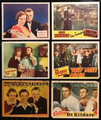 4h0247 LOT OF 6 LOBBY CARDS 1930s-1950s one signed by Eddie Albert, great titles & images!