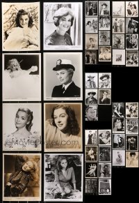 4h0506 LOT OF 45 8X10 STILLS 1920s-1970s a variety of movie star portrait & movie scenes!