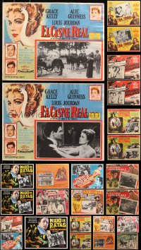 4h0415 LOT OF 39 13x17 MEXICAN LOBBY CARDS 1950s-1970s incomplete sets from a variety of movies!