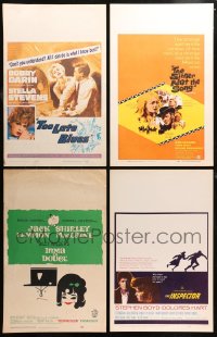 4h0420 LOT OF 21 WINDOW CARDS 1961 - 1963 great images from a variety of different movies!