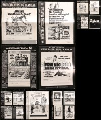 4h1004 LOT OF 21 UNCUT PARAMOUNT PRESSBOOKS 1960s advertising for a variety of movies!