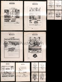 4h1014 LOT OF 14 UNCUT UNITED ARTISTS PRESSBOOKS 1960s advertising for a variety of movies!