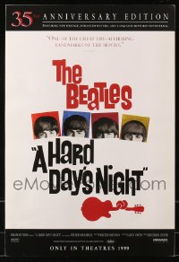 4h0435 LOT OF 149 UNFOLDED R99 HARD DAY'S NIGHT 14X20 MINI POSTERS 1964 Beatles 35th Anniversary!