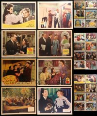 4h0224 LOT OF 30 LOBBY CARDS 1940s-1960s great scenes from a variety of different movies!