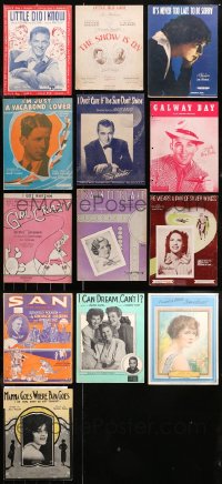 4h0264 LOT OF 13 SHEET MUSIC 1920s-1940s a great variety of different songs!