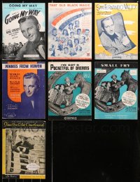 4h0266 LOT OF 7 BING CROSBY SHEET MUSIC 1930s-1940s great songs including Going My Way!