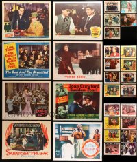 4h0226 LOT OF 29 LOBBY CARDS 1940s-1980s great scenes from a variety of different movies!