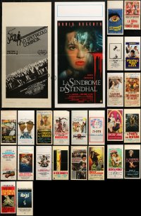 4h0621 LOT OF 26 FORMERLY FOLDED ITALIAN LOCANDINAS 1960s-1980s a variety of movie images!
