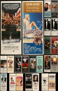 4h0594 LOT OF 23 MOSTLY UNFOLDED 1980S INSERTS 1980s great images from a variety of movies!