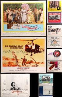 4h0734 LOT OF 13 UNFOLDED 1970S HALF-SHEETS 1970s great images from a variety of different movies!