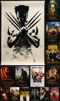 4h0897 LOT OF 21 UNFOLDED MOSTLY DOUBLE-SIDED 27X40 ONE-SHEETS 1990s-2010s cool movie images!
