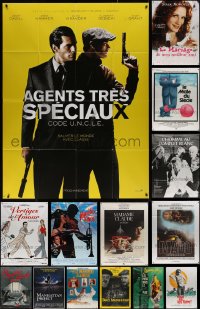 4h0401 LOT OF 20 FOLDED FRENCH ONE-PANELS 1960s-2010s great images from a variety of movies!