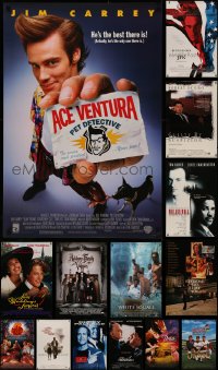 4h0903 LOT OF 20 UNFOLDED DOUBLE-SIDED AND SINGLE-SIDED 27X40 ONE-SHEETS 1990s cool movie images!