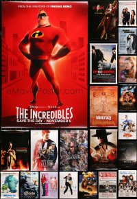 4h0884 LOT OF 23 UNFOLDED MOSTLY DOUBLE-SIDED 27X40 ONE-SHEETS 1990s-2010s cool movie images!