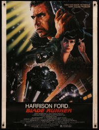 4j0355 BLADE RUNNER 30x40 1982 Ridley Scott sci-fi classic, art of Harrison Ford by John Alvin!