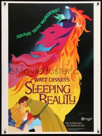 4j0386 SLEEPING BEAUTY style A 30x40 R1979 Walt Disney cartoon fairy tale fantasy classic!