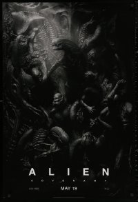 4j0713 ALIEN COVENANT style C teaser DS 1sh 2017 Ridley Scott, Fassbender, incredible sci-fi image!