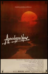 4j0725 APOCALYPSE NOW advance 1sh 1979 Francis Ford Coppola, classic Bob Peak artwork!