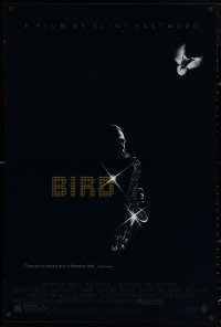 4j0757 BIRD 1sh 1988 directed by Clint Eastwood, biography of jazz legend Charlie Parker!