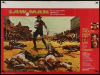 4j0147 LAWMAN British quad 1971 Burt Lancaster, Ryan, Lee J. Cobb, directed by Michael Winner