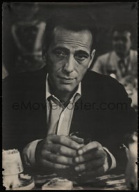 4j0575 HUMPHREY BOGART 29x40 commercial poster 1970s cool image of Bogey smiling with drink!