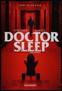 4j0832 DOCTOR SLEEP advance DS 1sh 2019 Shining sequel, McGregor in red hall in the Overlook Hotel!