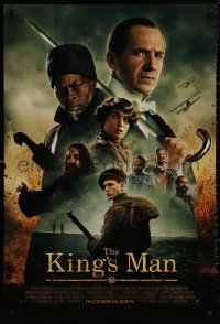 4j0944 KING'S MAN int'l advance DS 1sh 2020 different montage with Ralph Fiennes and top cast!