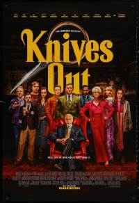 4j0946 KNIVES OUT advance DS 1sh 2019 everyone has a motive but no clue, A Rian Johnson whodunnit!