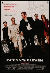 4j1002 OCEAN'S 11 int'l DS 1sh 2001 Steven Soderbergh, George Clooney, Matt Damon, Brad Pitt