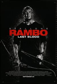4j1031 RAMBO: LAST BLOOD advance DS 1sh 2019 Sylvester Stallone has one more fight left in him!