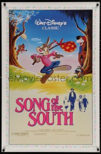 4j1100 SONG OF THE SOUTH 1sh R1986 Walt Disney, Uncle Remus, Br'er Rabbit & Br'er Bear!