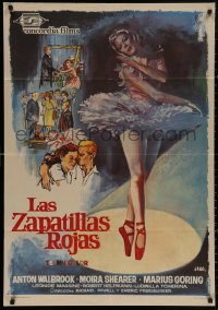 4j0044 RED SHOES Spanish R1966 Michael Powell & Emeric Pressburger, different ballet art by Jano!