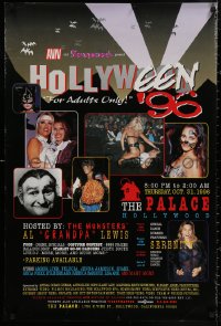 4j0668 HOLLYWEEN '96 24x36 special poster 1996 sexy party with Munsters' Al 'Grandpa' Lewis!