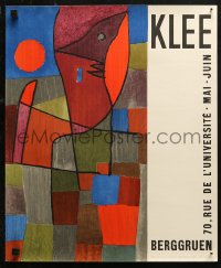 4j0462 KLEE 16x20 French museum/art exhibition 1961 wild colorful different artwork by the artist!