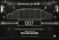 4j0673 LIVING DAYLIGHTS 12x18 special poster 1986 great image of classic Aston Martin car grill!