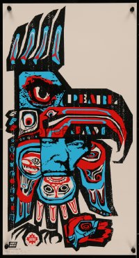 4j0337 PEARL JAM signed #22/100 13x24 art print 2005 by Barry Ament of Ames Bros., Tour du Canada!