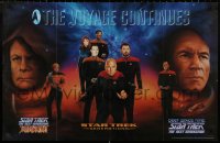 4j0688 STAR TREK 22x34 special poster 1994 from Generations, Deep Space Nine and Next Generation!