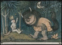 4j0486 WHERE THE WILD THINGS ARE 29x40 advertising poster 1963 great fantasy art by Maurice Sendak!