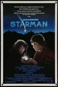 4j1129 STARMAN 1sh 1984 John Carpenter, alien Jeff Bridges & Karen Allen, company's coming!