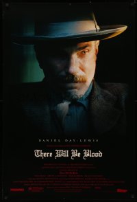4j1148 THERE WILL BE BLOOD 1sh 2007 close-up of Daniel Day-Lewis, P.T. Anderson directed!